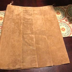 Ann Taylor Loft Suede skirt